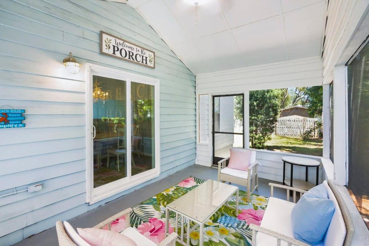 The St Augusdream Renovated Beach House Sleeps 8 Walk To Beach Saint Augustine Exterior foto